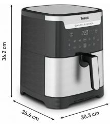 Tefal Мультипечь EasyFry&Grill XXL, 1830Вт, чаша-6.5л, сенсорное управл., 8 програм, пластик, серо-черный