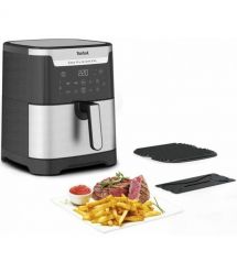 Tefal Мультипечь EasyFry&Grill XXL, 1830Вт, чаша-6.5л, сенсорное управл., 8 програм, пластик, серо-черный