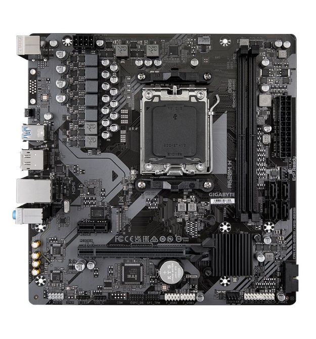 Gigabyte Материнская плата A620M H sAM5 H620M 2xDDR5 M.2 HDMI DP mATX