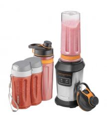 Sencor Блендер для смузи стационарный, 800Вт, 4 емкости, чаша-900мл, стекло, мельница для кофе, серый