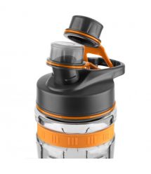 Sencor Блендер для смузи стационарный, 800Вт, 4 емкости, чаша-900мл, стекло, мельница для кофе, серый