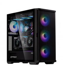 Zalman Корпус Z10 Duo, без БП, 2xUSB3.0, 1xUSB Type-C, 3x140mm ARGB fans, 1x120mm ARGB fans, TG Side Panel, EATX, Черный