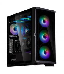 Zalman Корпус Z10 Duo, без БП, 2xUSB3.0, 1xUSB Type-C, 3x140mm ARGB fans, 1x120mm ARGB fans, TG Side Panel, EATX, Черный