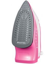 Russell Hobbs Утюг Light&Easy Pro, 2600Вт, 240мл, паровой удар -130гр, постоянный пар - 40гр, керам. подошва, бело-розовый