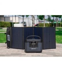 2E Портативная солнечная панель, 120 Вт зарядное устройство, DC, USB-С PD18W, USB-A 24W