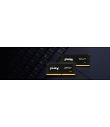 Kingston Память ноутбука DDR5 32GB KIT (16GBx2) 5600 FURY Impact PnP