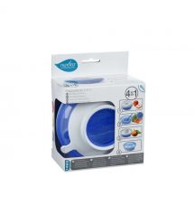 Nuvita Тарелка малыша 4в1 6м+ синяя NV1465BluePROMO