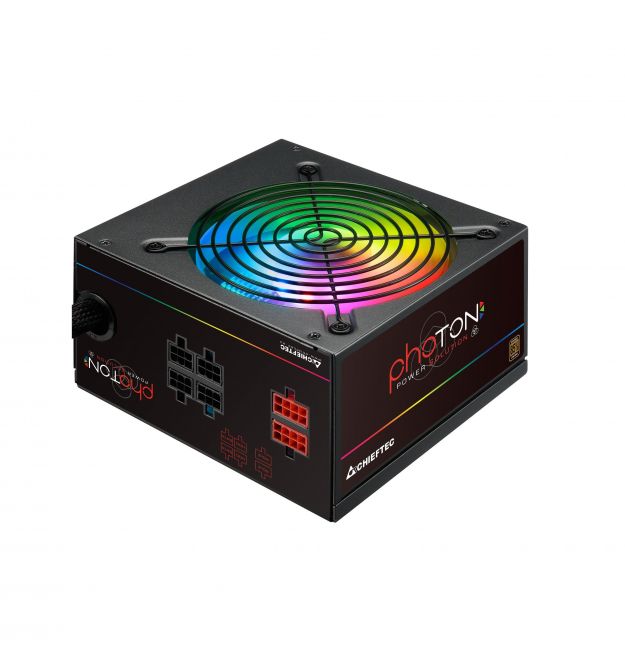 Chieftec Блок питания RETAIL Photon CTG-750C-RGB,12cm fan,a/PFC,24+8,4xPeripheral,6xSATA,4xPCIe