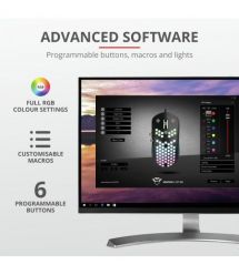 Trust GXT 960 Graphin Ultra-lightweight RGB Black