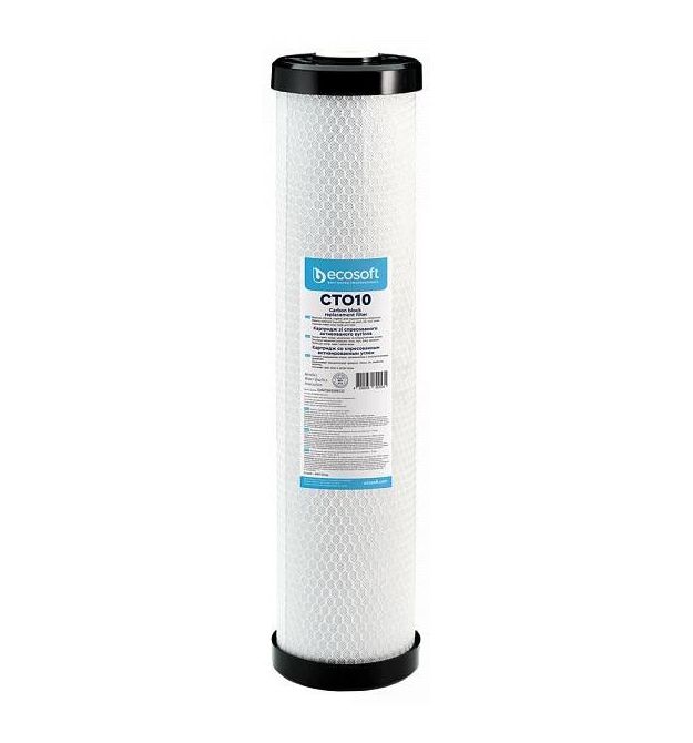Ecosoft Картридж со спрессованным активированным углем Ecosoft 4.5х20"