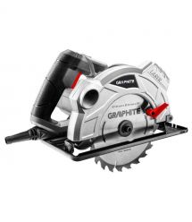 Graphite Пила дисковая 58G492, 1500 Вт, диск 185x20 мм