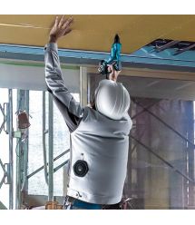 Makita Куртка с вентиляцией DFJ213ZL аккумуляторная LXT/CXT, 10,8-18В (L), 0,54 кг