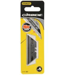 Stanley Лезвие для ножа "Carbide" 62 мм 5шт.