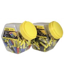 Stanley Маркеры-мини с заостренным наконечником черные (контейнер 72шт.)