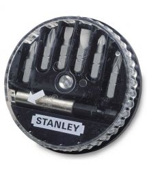 Stanley Биты в наборе 7 ед. (S- 4.5мм, 5.5мм, 6.5мм - Ph - 0, 1, 2 +держатель) (блистер)