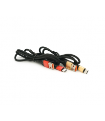 Кабель WUW X140, Type-C-USB, 2.4A, Black, довжина 1м, 2шт в упаковці, ціна за упаковку, BOX