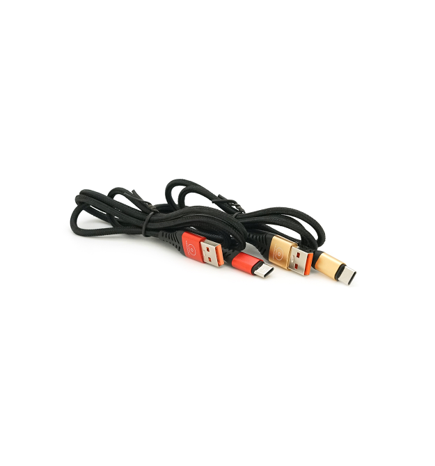Кабель WUW X140, Type-C-USB, 2.4A, Black, довжина 1м, 2шт в упаковці, ціна за упаковку, BOX