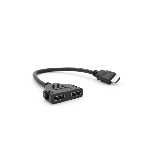 Розгалужувач HDMI 1-2 порти, 1080P, кабель 30см, OEM