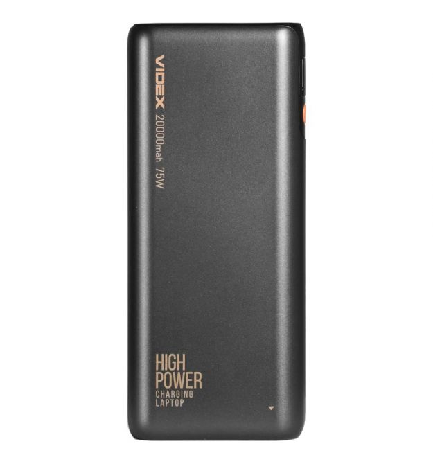 Повербанк VIDEX VPB-202C 75W Black 20000mAh