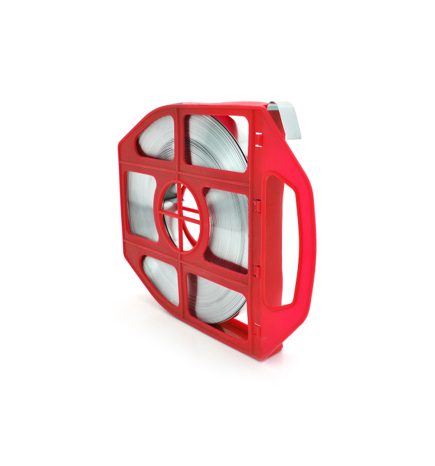 Стрічка бандажна SS 19х0, 7мм, нержавіюча сталь, 50м