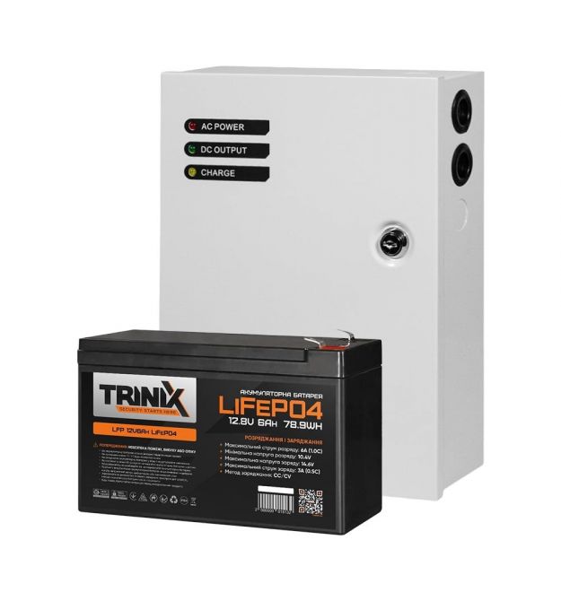Комплект резервного живлення Trinix: джерело безперебійного живлення PSU-