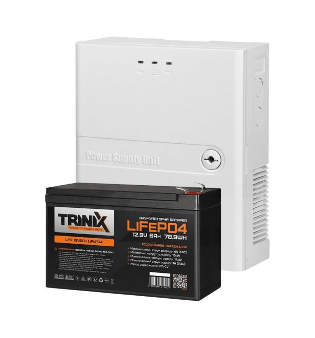 Комплект резервного живлення Trinix: джерело безперебійного живлення PSU-