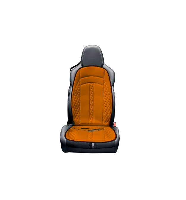Накидка на сидіння з підігрівом, живлення від USB, 12V, кавова