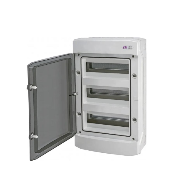 Корпус модульний пластиковий ECH 36PT, IP65 з прозорими дверцятами, зовнішній, 36 модулів (319х535х144), Q1