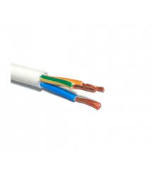 Кабель Одескабель H05VV-F 3G2,5 білий, ціна за метр