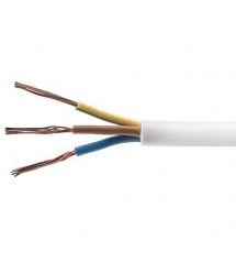 Провод ПВС 3х1,5 белый (Украина) (100 м)