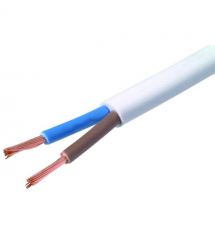 Провод ШВВП 2х1,5 белый (Украина) (100м)