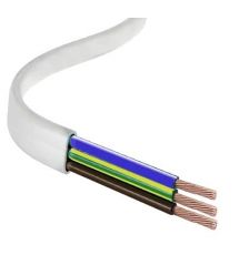 Провод ШВВП 3х1,5 белый (Украина) (100м)