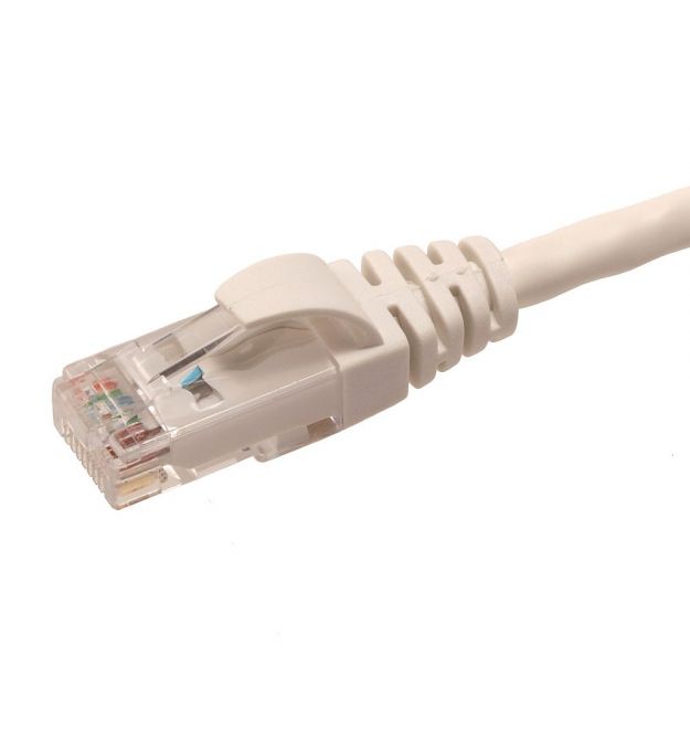 Патч-корд кат. 6A, 26AWG, RJ45-RJ45, сірий, 0.5 м, U-UTP, LSZH, Corning