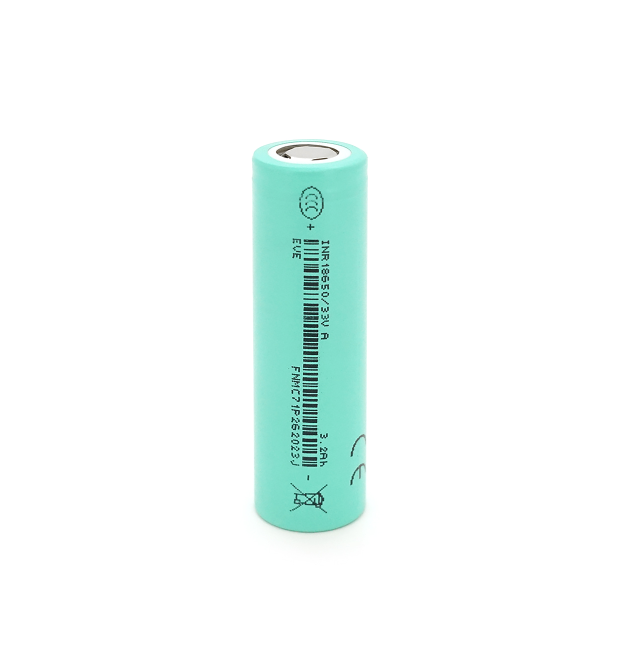 Акумулятор 18650 Li-Ion EVE 3200mAh 33V 10A, 4.2 - 3.6 - 2.5V, Gray