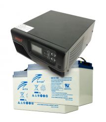 Комплект ИБП+АКБ MUST EP20-R1000W + 2x 12V 100Ah DG12-100