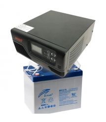 Комплект ИБП+АКБ MUST EP20-R600W + 12V 75Ah DG12-75