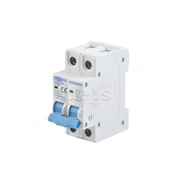 Автомат захисту DC TOMZN TOB7Z-63 2P C-25A 1000V