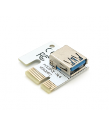 Адаптер - перехідник PCE-NL4 з PCI-e x1 на USB 3.0, VER008S, OEM