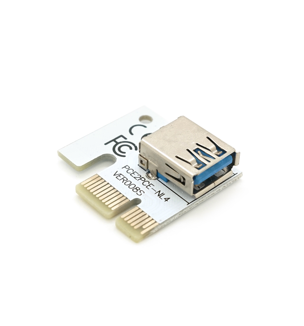 Адаптер - перехідник PCE-NL4 з PCI-e x1 на USB 3.0, VER008S, OEM
