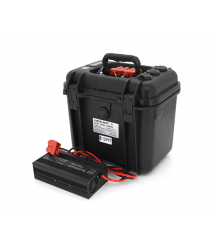 Літій-залізо-фосфатний акумулятор LiFePO4 12.8V 100AH (4S1P - BMS-50A), (395х230х175), 9,5кг, до 3000 циклів