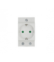 Модульная розетка PT-316P на DIN-рейку, 250V - 10-16A, c заглушкой, 45*78.5*63mm