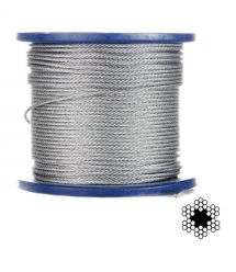 Трос оцинкованный APRO 4мм DIN 3055 (6x7) бухта 200м