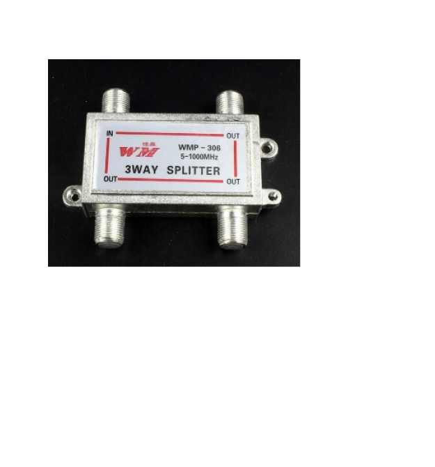 Спліттер по коаксіальному кабелю 1x3