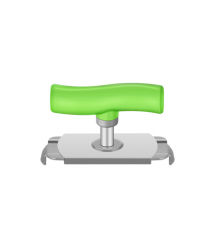 Відкривачка для консервних банок, ключ для гвинтових кришок з різьбленням, 13х4х5cm, Green