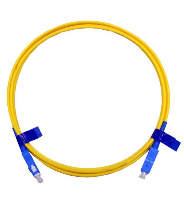 Патчкорд оптический CMS Simplex&nbsp;Slim SC/UPC-SC/UPC&nbsp;SM&nbsp;2м Simplex, 3.0мм