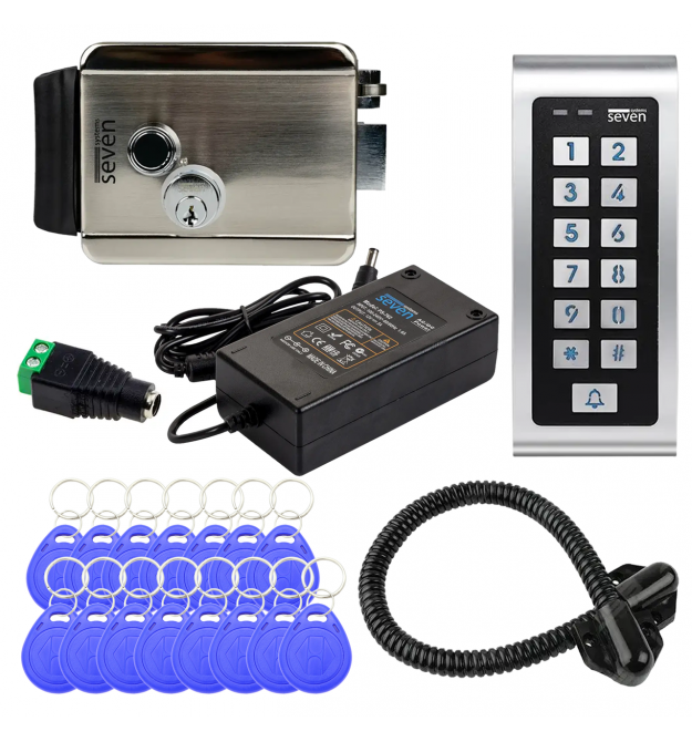 Умный смарт комплект контроля доступа с электромеханическим замком SEVEN KA-7849