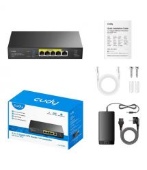 Контролер точок доступу AP - гігабітний VPN-маршрутизатор Cudy C200P з 4 портами PoE+
