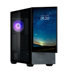 Zalman Корпус Z10 DS, без БП, 2xUSB3.0, 1хUSB Type-C, 2х120мм, 1x120мм ARGB, TG Side Panel, ATX, Monitor, чёрный