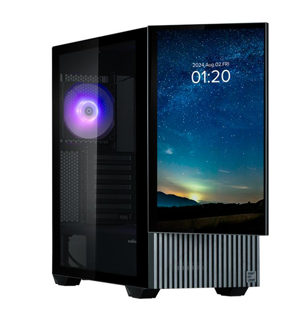 Zalman Корпус Z10 DS, без БП, 2xUSB3.0, 1хUSB Type-C, 2х120мм, 1x120мм ARGB, TG Side Panel, ATX, Monitor, чёрный