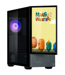 Zalman Корпус Z10 DS, без БП, 2xUSB3.0, 1хUSB Type-C, 2х120мм, 1x120мм ARGB, TG Side Panel, ATX, Monitor, чёрный